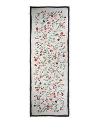 Givenchy Givenchy Womens Floral Print Silk Scarf