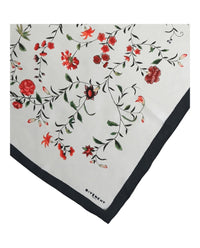 Givenchy Givenchy Womens Floral Print Silk Scarf