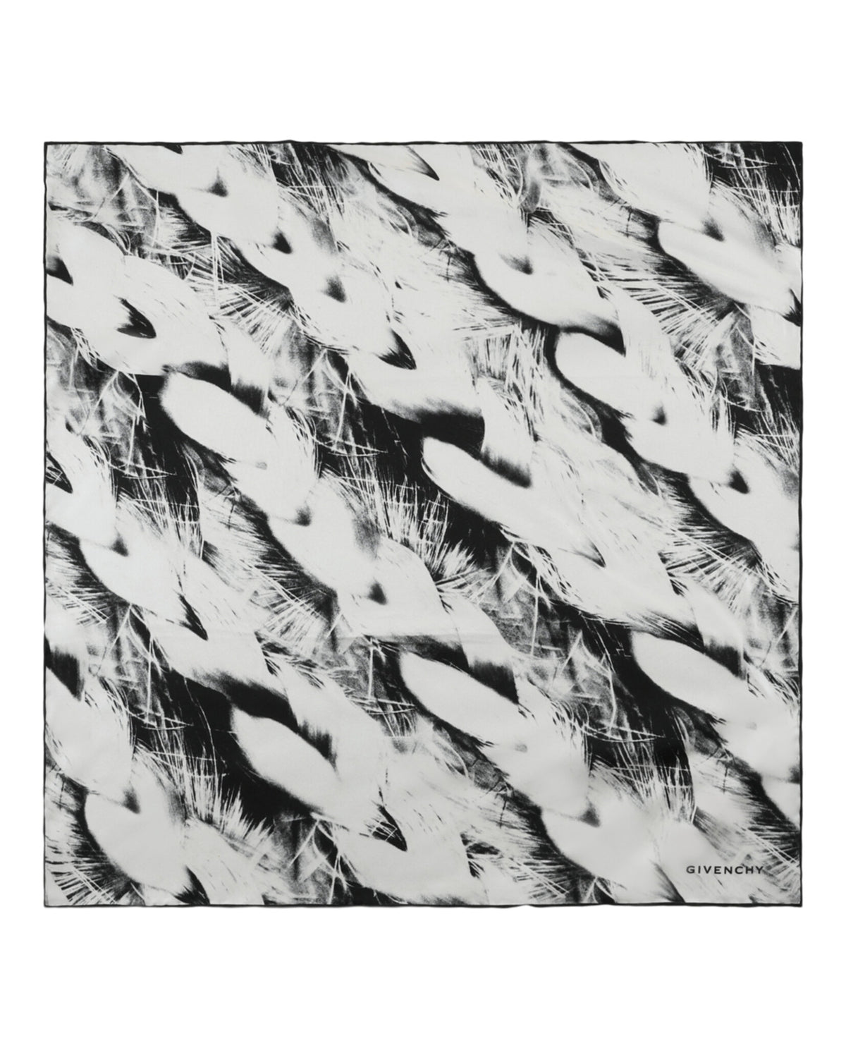 Givenchy Givenchy Mens Braid Print Silk Scarf