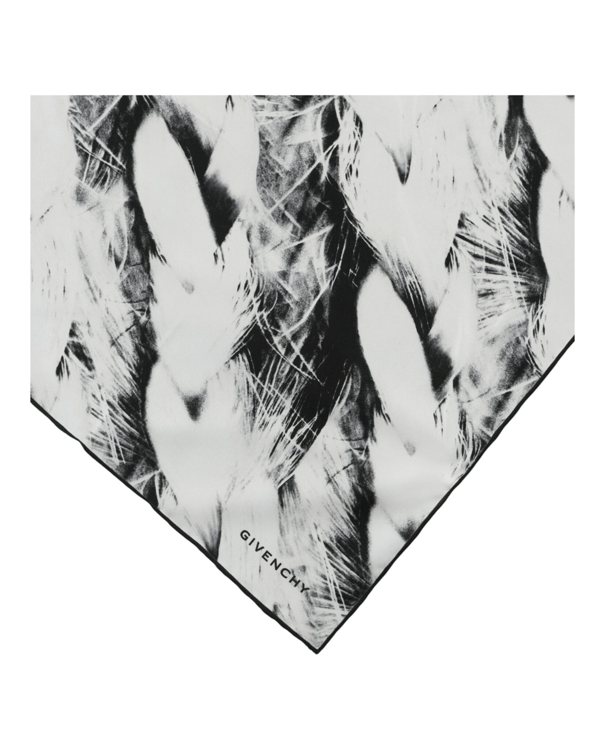 Givenchy Givenchy Mens Braid Print Silk Scarf