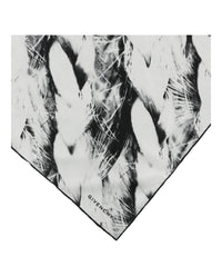 Givenchy Givenchy Mens Braid Print Silk Scarf