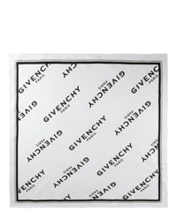 Givenchy Womens Shadow Logo Scarf