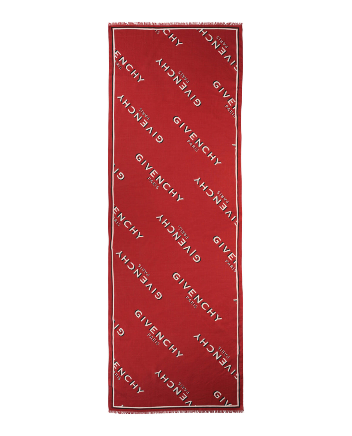 Givenchy Givenchy Mens Shadow Logo Scarf