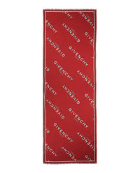 Givenchy Givenchy Mens Shadow Logo Scarf