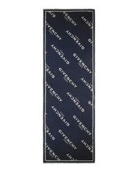 Givenchy Givenchy Mens Shadow Logo Scarf