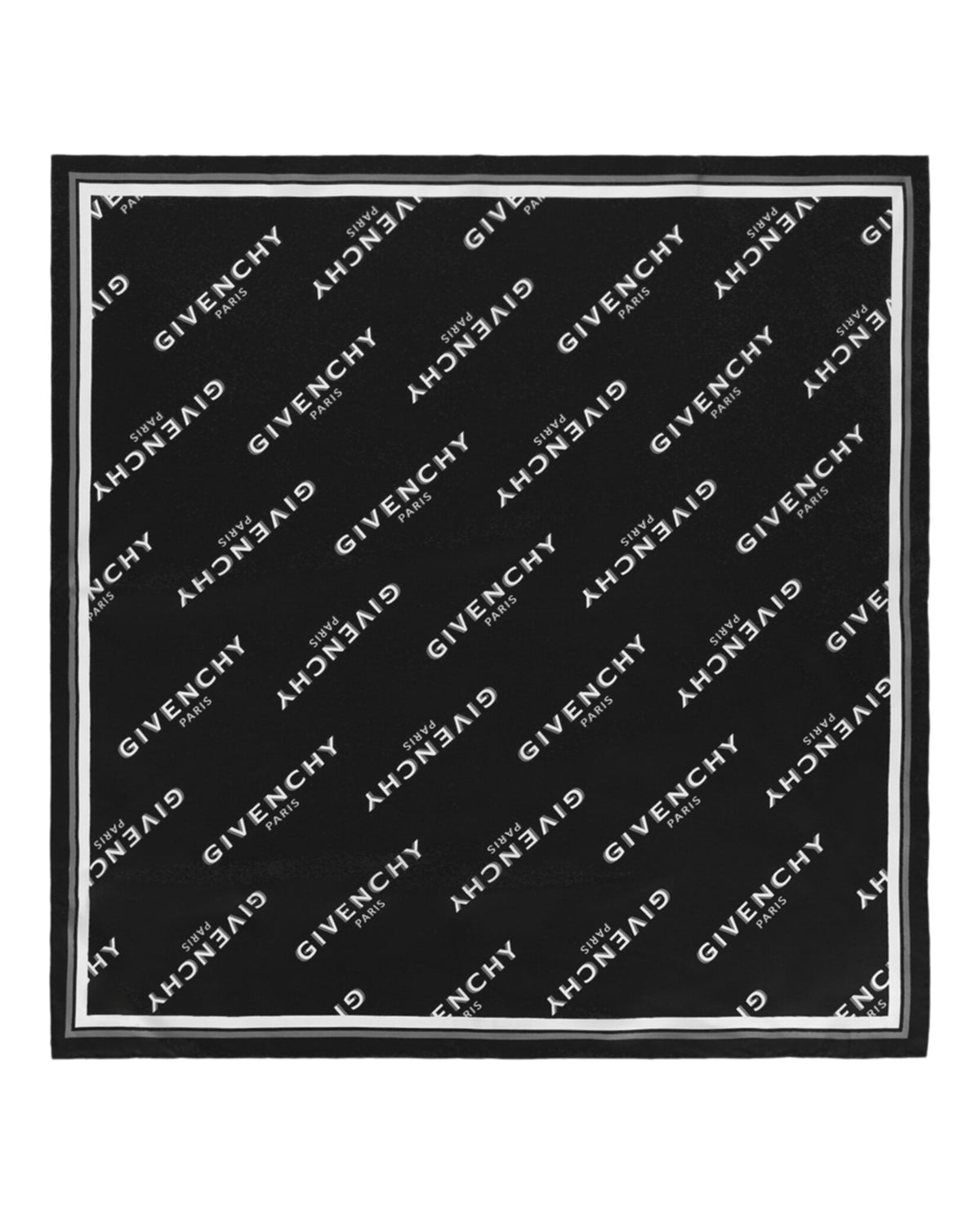 Givenchy Givenchy Womens Shadow Square Scarf In Silk
