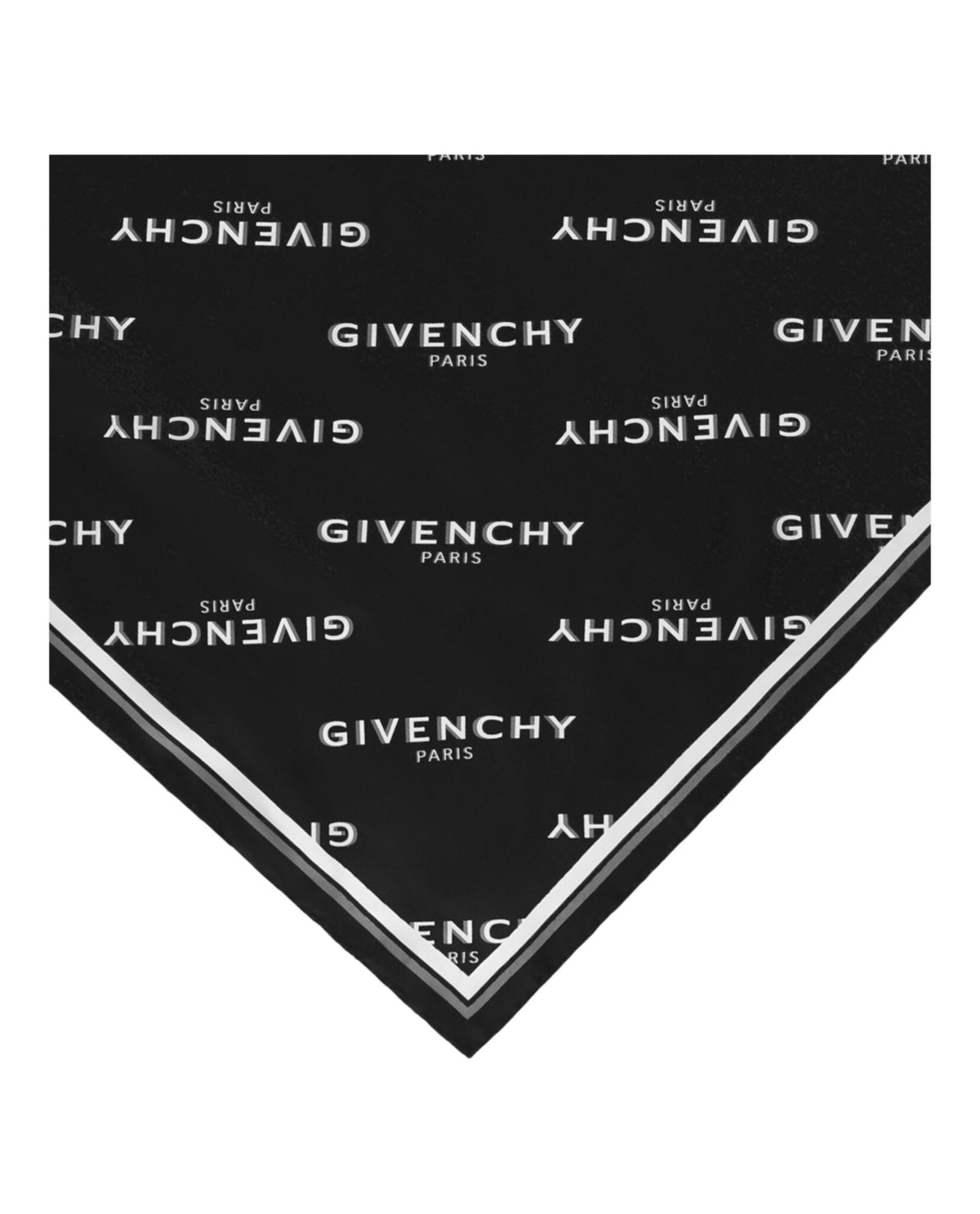 Givenchy Givenchy Womens Shadow Square Scarf In Silk
