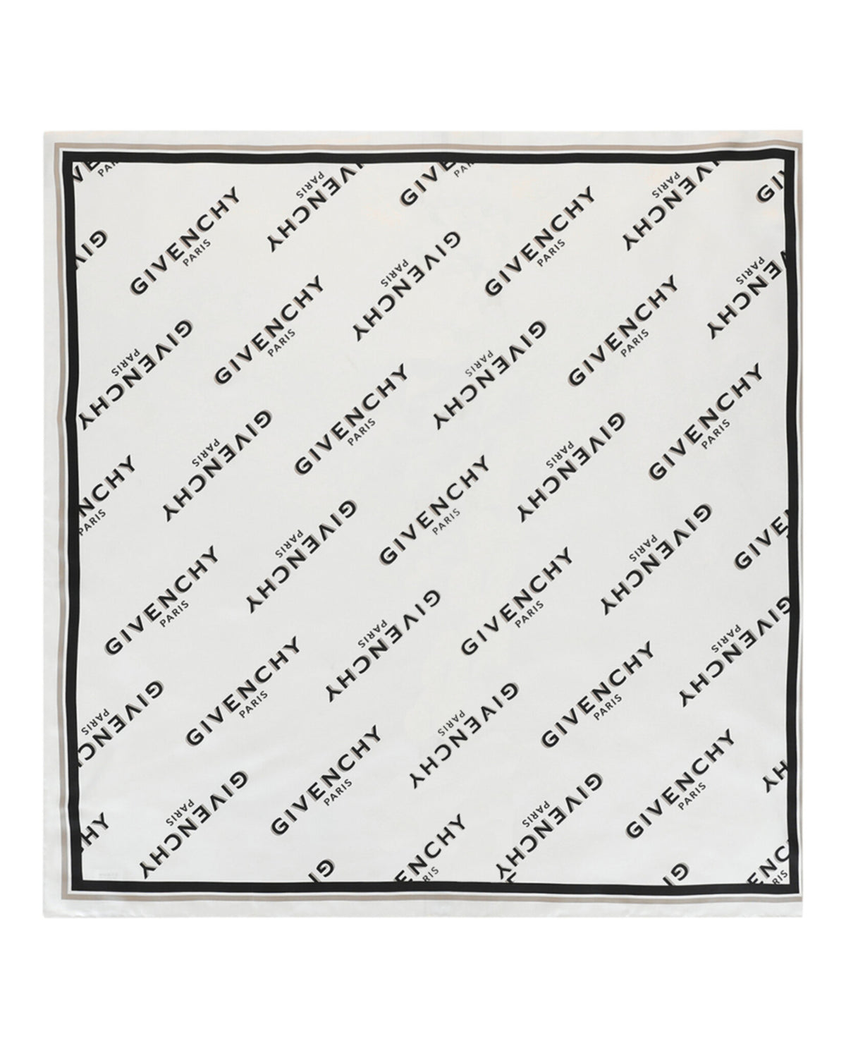 Givenchy Givenchy Womens Shadow Square Scarf In Silk