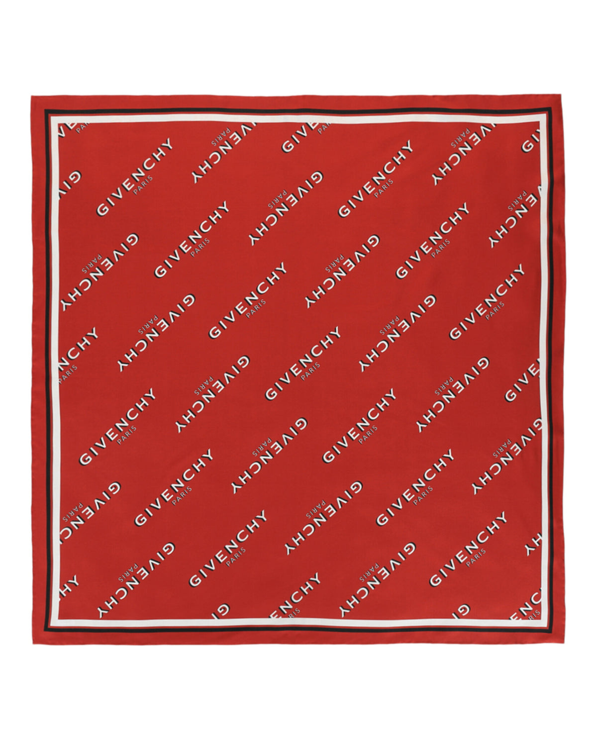 Givenchy Givenchy Womens Shadow Square Scarf In Silk