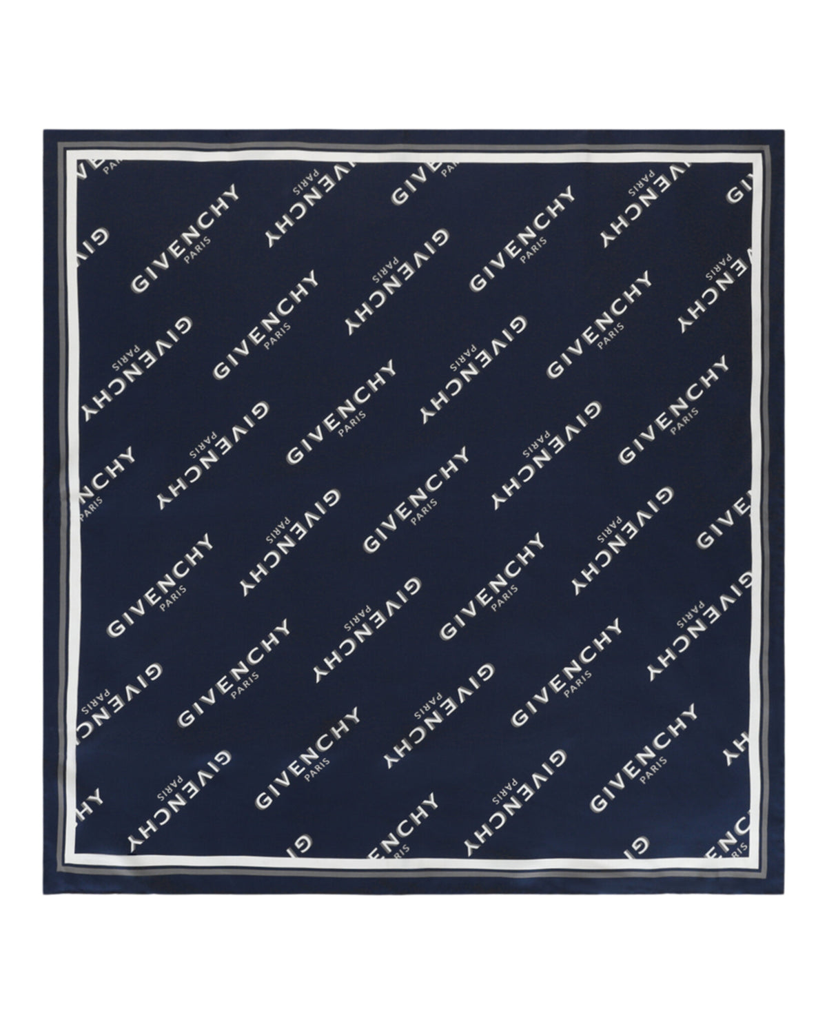 Givenchy Givenchy Womens Shadow Square Scarf In Silk