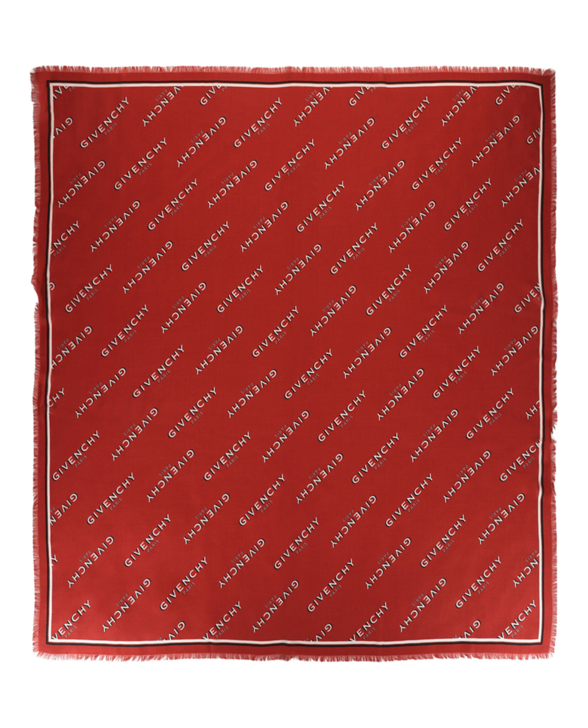 Givenchy Givenchy Womens Shadow Logo Square Scarf