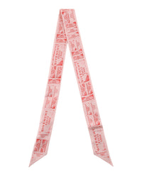 Givenchy Givenchy Womens Patchwork Stamp Silk Bandeau