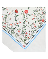 Givenchy Givenchy Womens Floral Print Silk Square Scarf
