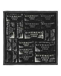 Givenchy Givenchy Womens Patchwork Stamp Silk Scarf