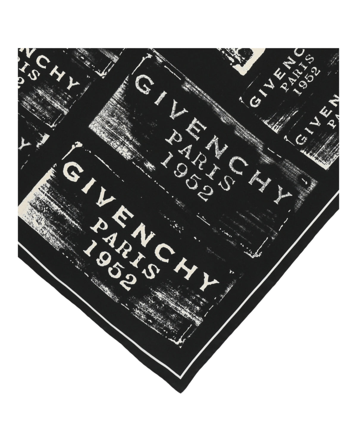 Givenchy Givenchy Womens Patchwork Stamp Silk Scarf