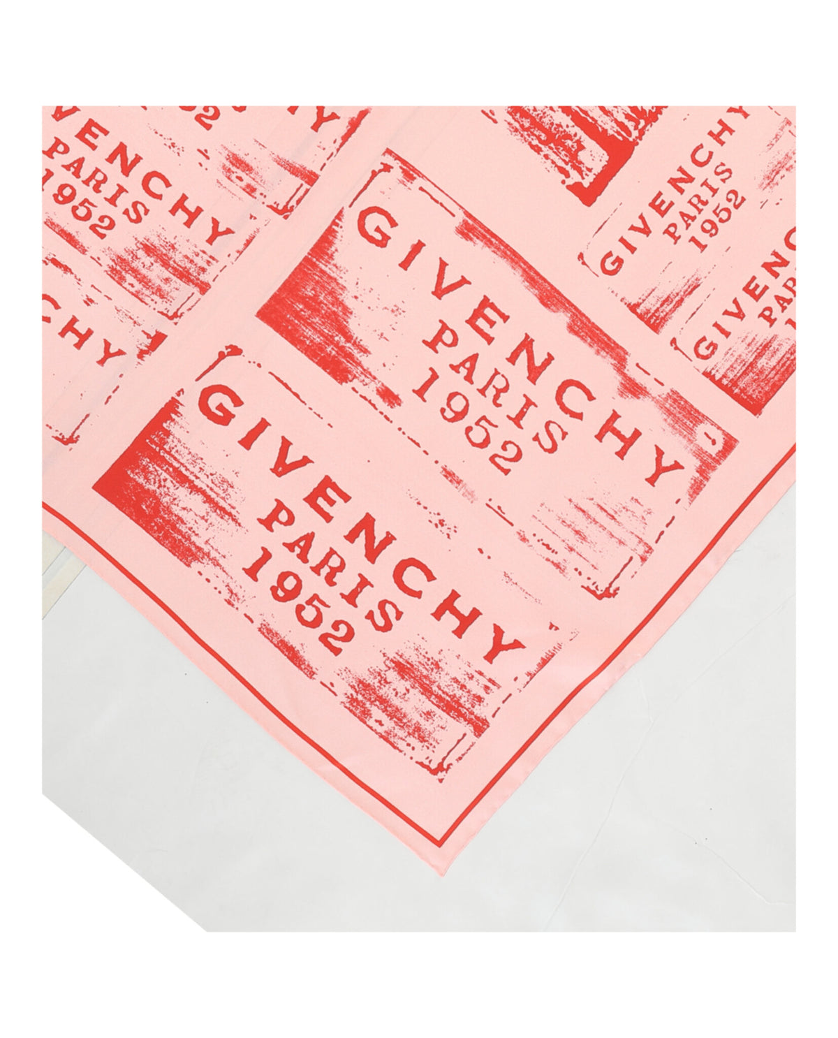 Givenchy Givenchy Womens Patchwork Stamp Silk Scarf