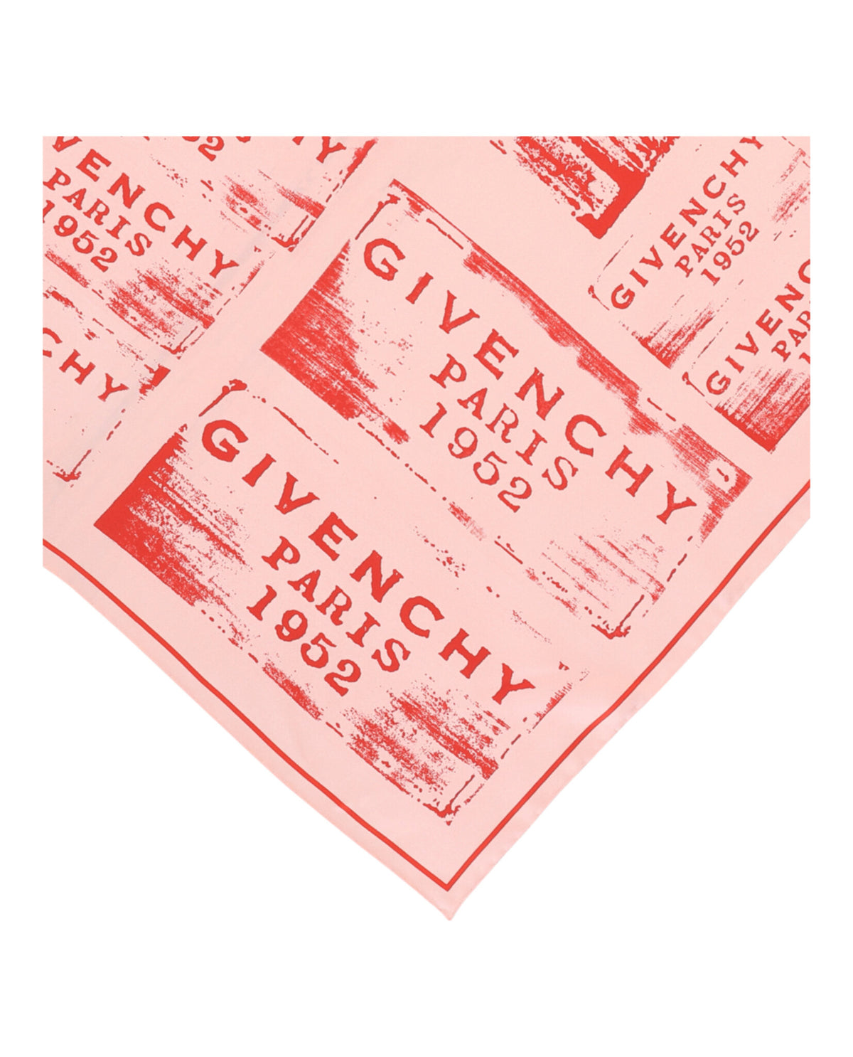 Givenchy Givenchy Womens Patchwork Stamp Silk Scarf