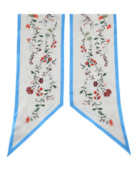 Givenchy Givenchy Womens Floral Print Silk Scarf
