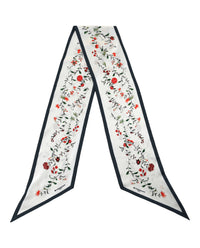 Givenchy Givenchy Womens Floral Print Silk Scarf
