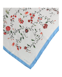 Givenchy Givenchy Womens Floral Print Silk Scarf