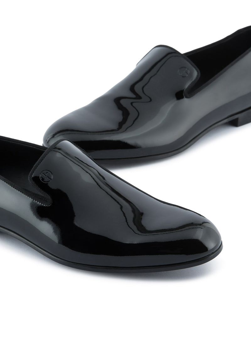 Giorgio Armani Giorgio Armani Men Patent Leather Loafers