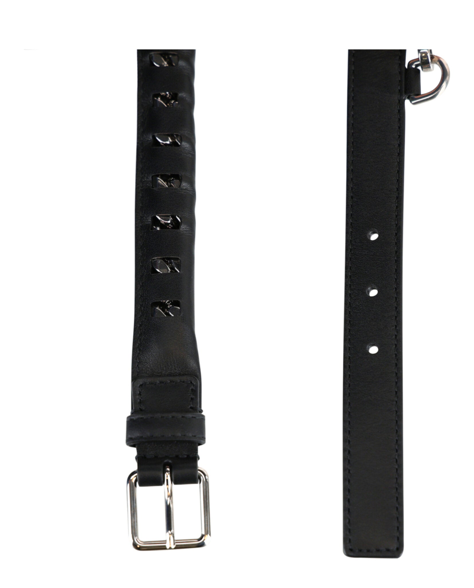 Alexander McQueen Womens Inserted Chain Belt