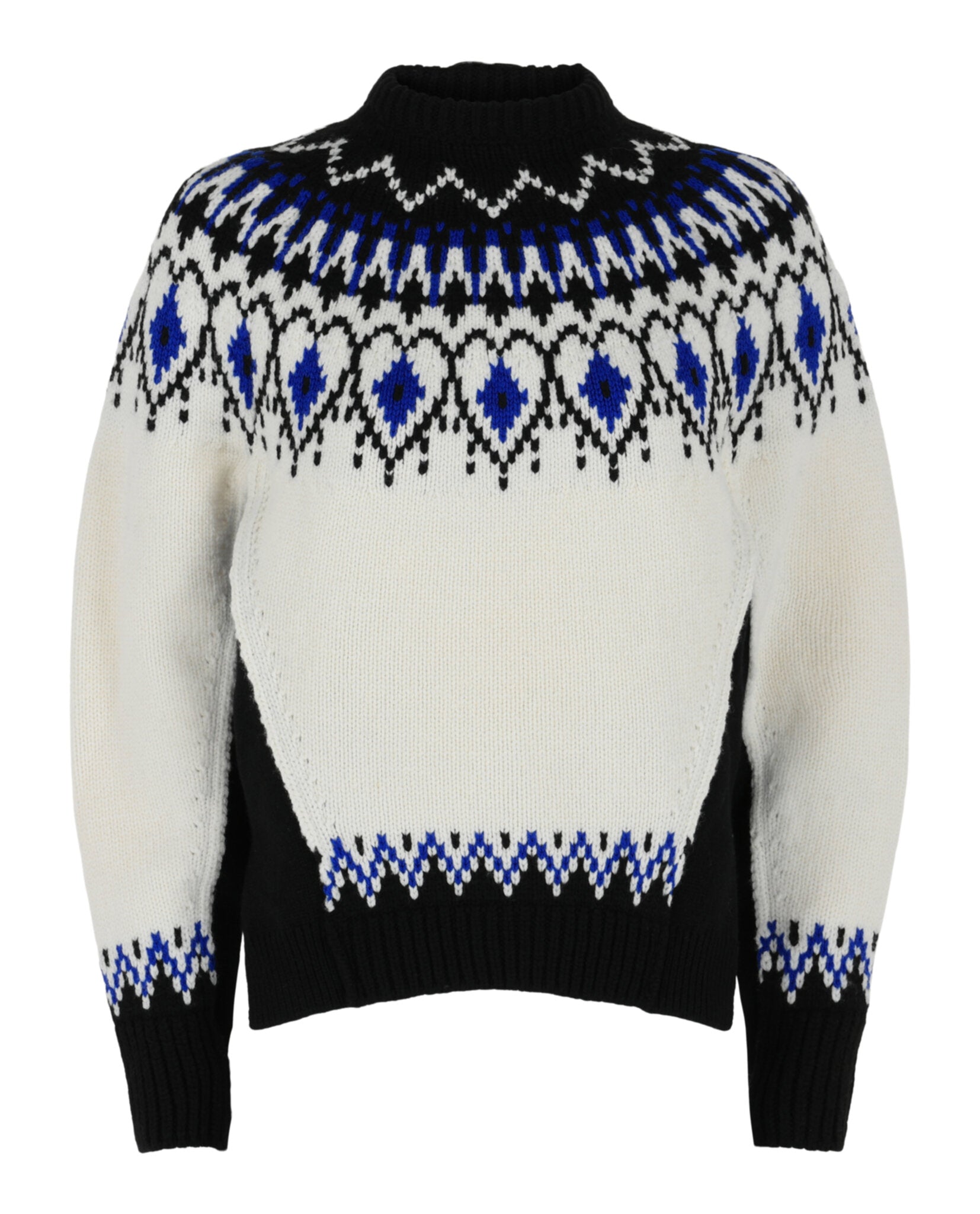 Alexander McQueen Alexander McQueen Womens Fair Isle Knit Sweater