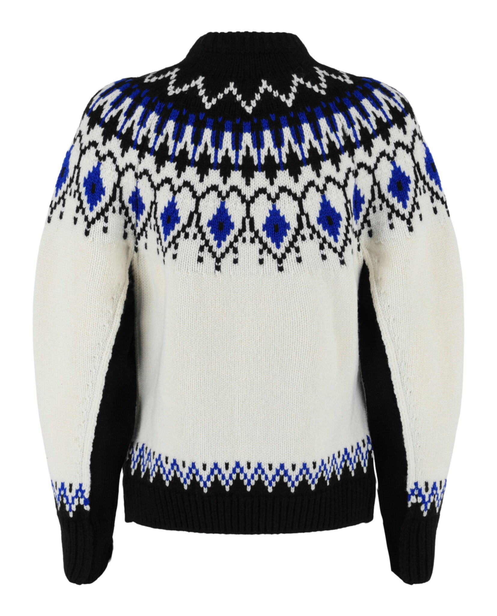Alexander McQueen Alexander McQueen Womens Fair Isle Knit Sweater