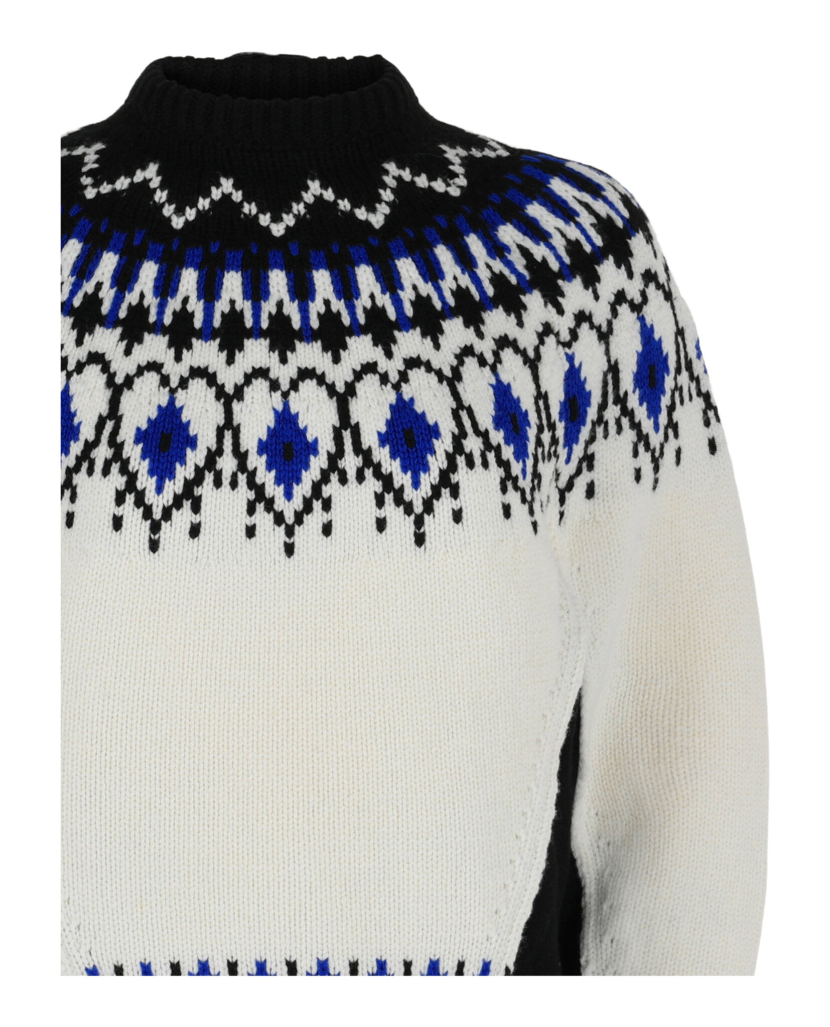 Alexander McQueen Alexander McQueen Womens Fair Isle Knit Sweater