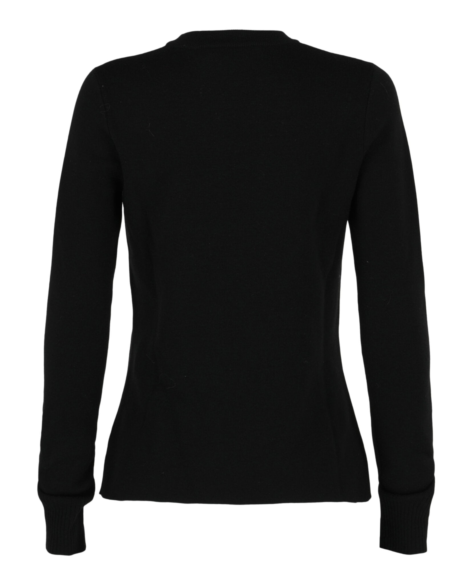 Alexander McQueen Womens Sheer-Paneled Sweater