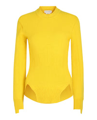 Alexander McQueen Alexander McQueen Womens Corset Stitched Sweater
