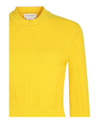Alexander McQueen Alexander McQueen Womens Corset Stitched Sweater