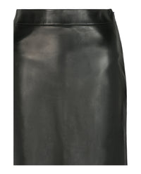 Alexander McQueen Alexander McQueen Womens Leather Pencil Skirt
