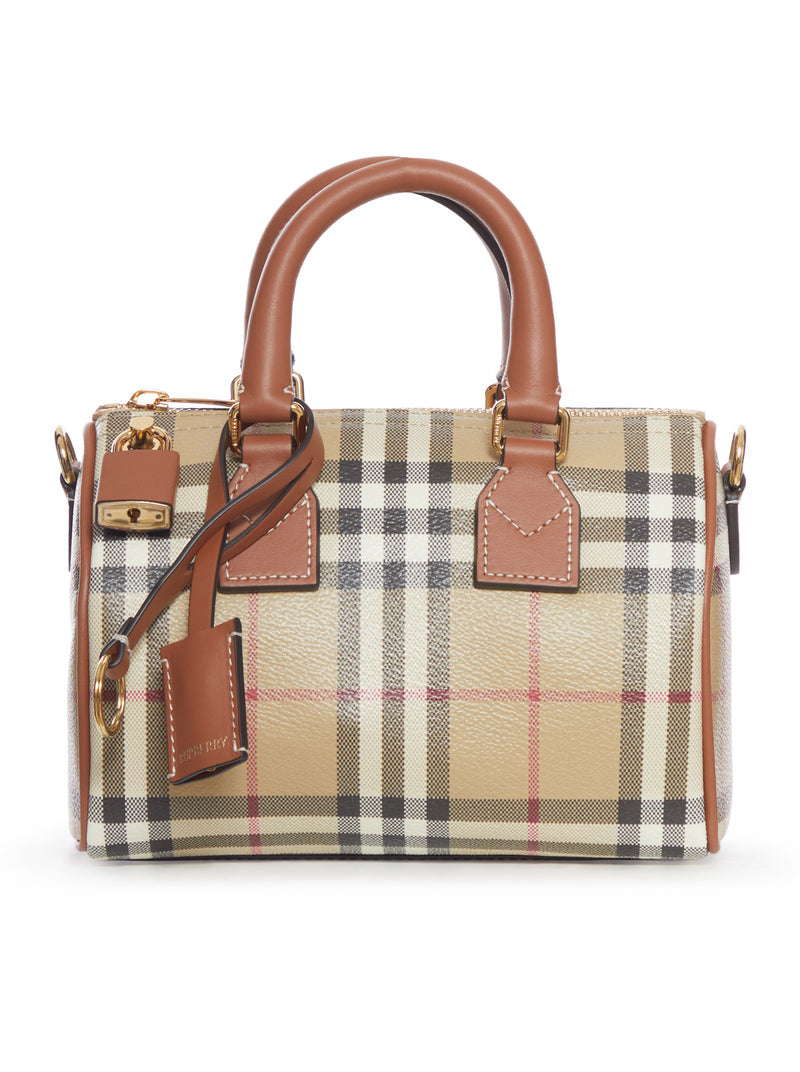 Burberry Burberry Women Mini Check Bowling Bag