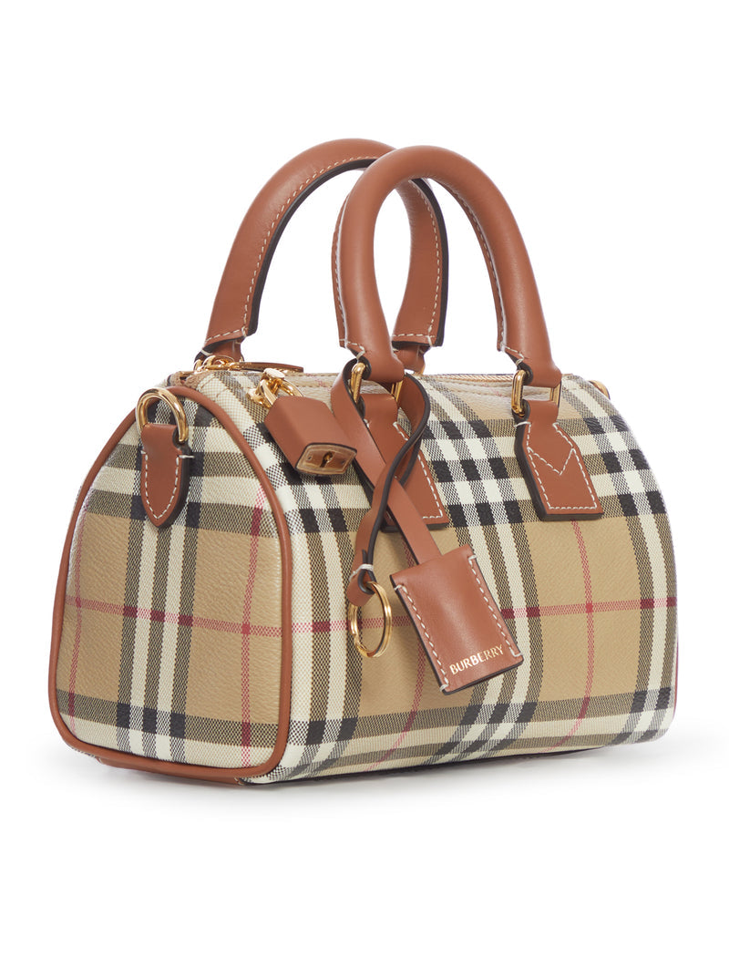 Burberry Burberry Women Mini Check Bowling Bag