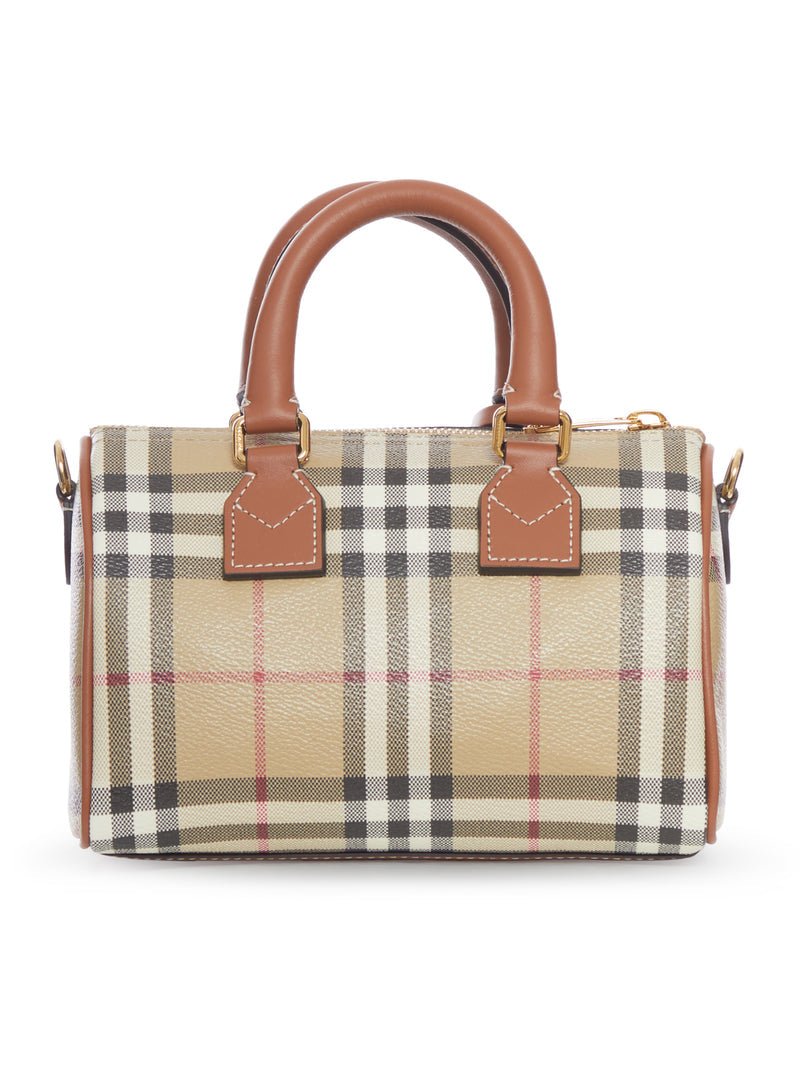 Burberry Burberry Women Mini Check Bowling Bag