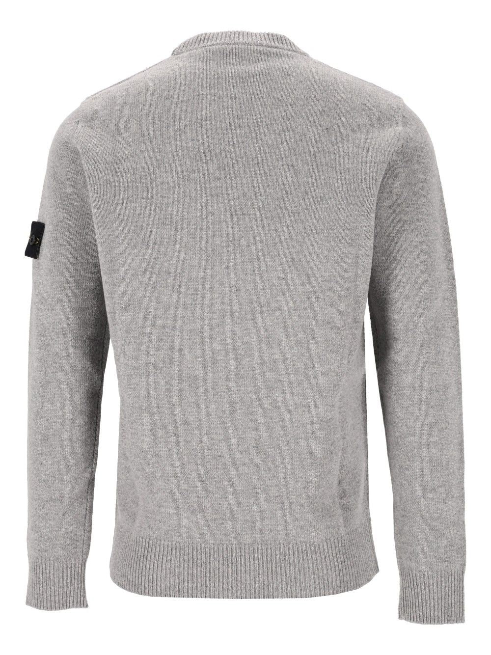 Stone Island Stone Island Men Lambswool Crew Neck Sweater