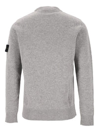Stone Island Stone Island Men Lambswool Crew Neck Sweater