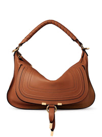 Chloe` Chloe` Women Small Marcie Shoulder Bag In Clay Brown Soft Leather