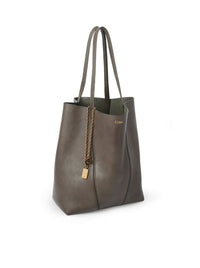 Chloe` Chloe` Women Chloé Spin Tote Bag In Granate Leather