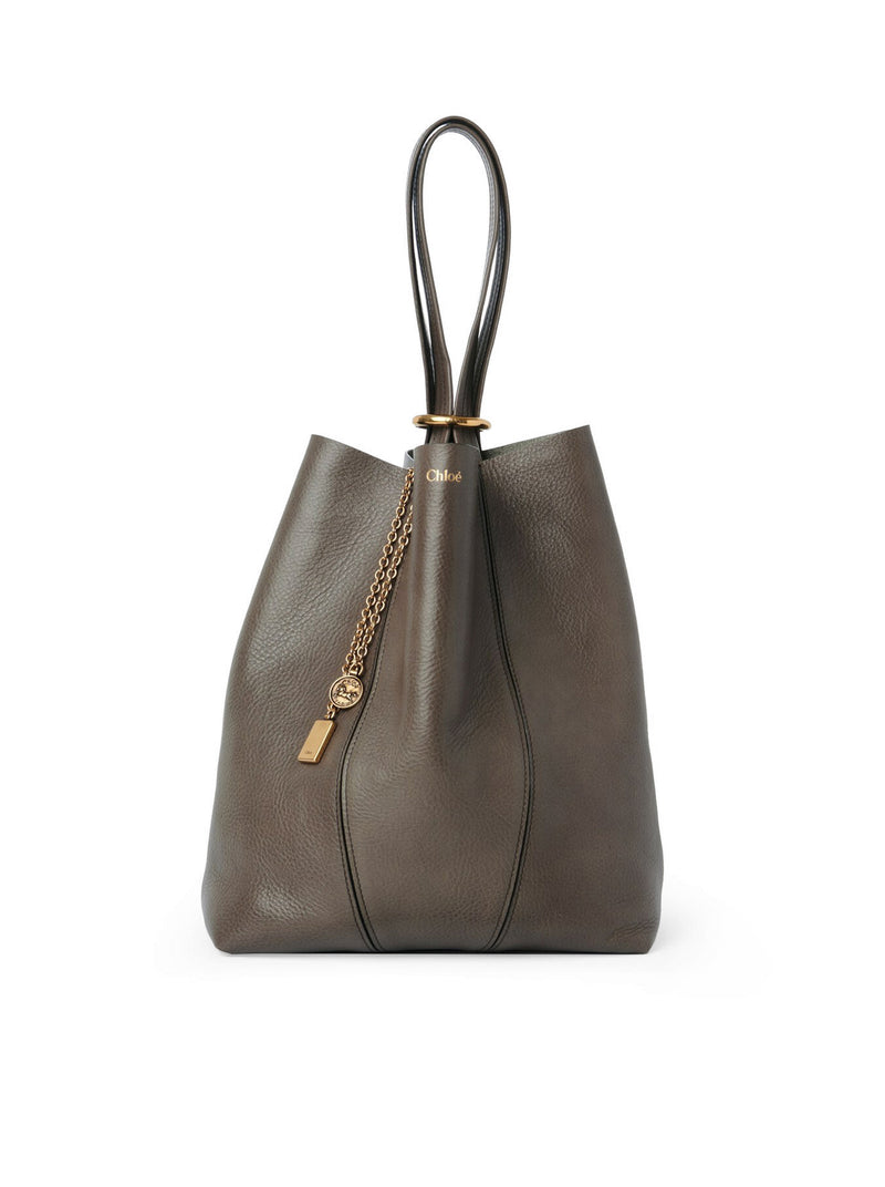 Chloe` Chloe` Women Chloé Spin Tote Bag In Granate Leather
