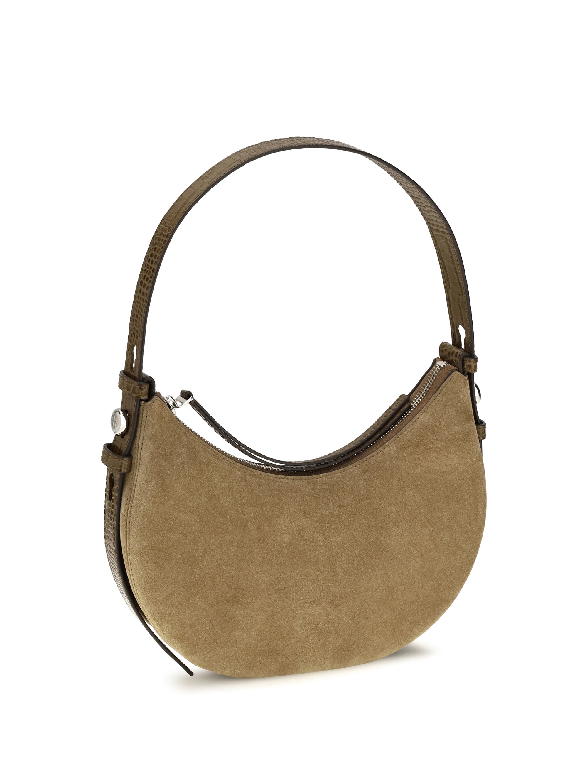 TORY BURCH Tory Burch Women Romy Suede Crescent Shoulder Bag
