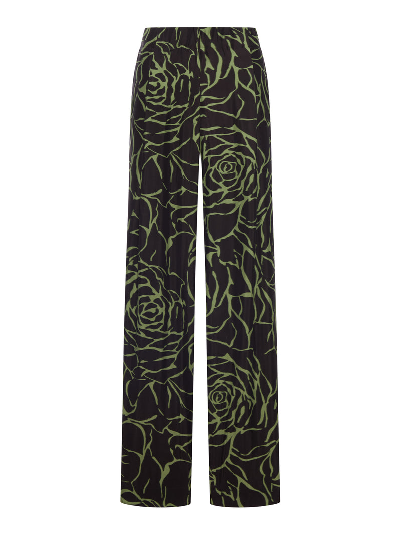 Dries Van Noten Women Wide Leg Trousers With Print