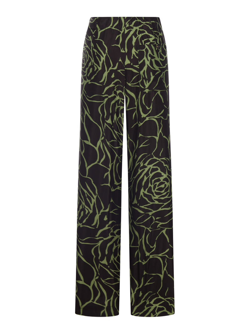 Dries Van Noten Women Wide Leg Trousers With Print