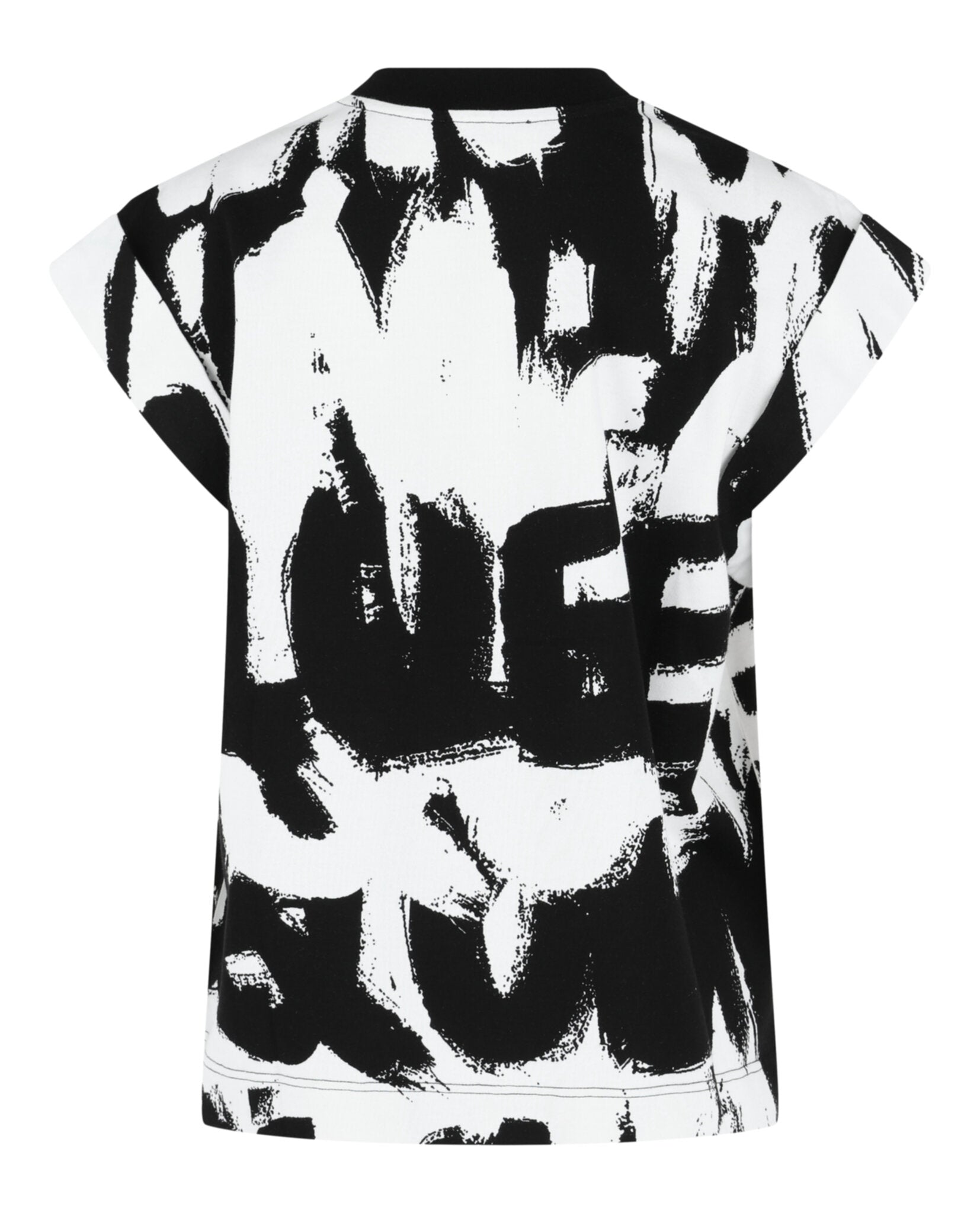 Alexander McQueen Womens Graffiti Print T-Shirt