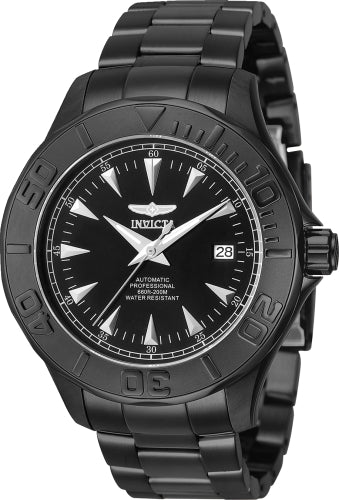Invicta Men's Signature Black Dial Watch - 7114