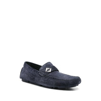 Fendi Blue Loafers Men