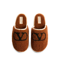 Valentino Garavani Brown Slippers Men