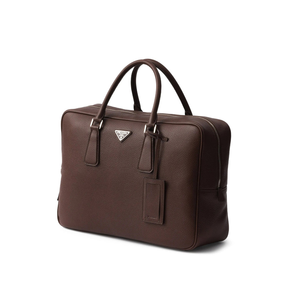 Prada Brown Laptop Bags & Briefcases Men