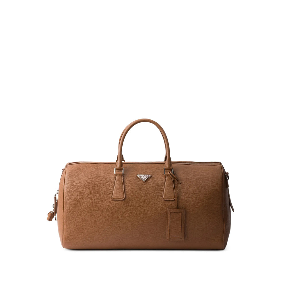 Prada Brown Luggage & Holdalls Men